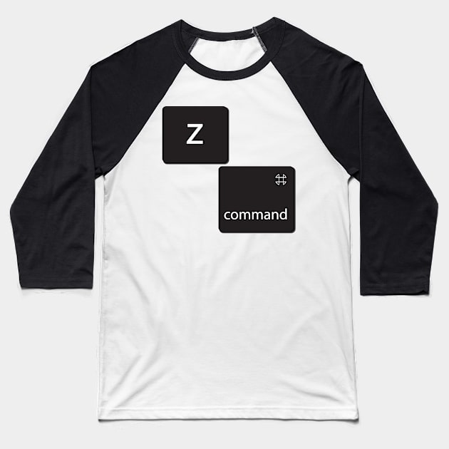 command + Z Baseball T-Shirt by TotaSaid